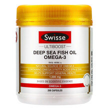 Swisse斯维诗深海鱼油胶囊 1.4g*200粒 深海无腥中老年鱼油澳洲进口 1盒
