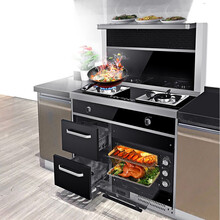 伟佳好太太集成灶一体灶家用厨房蒸烤箱变频吸抽油烟机燃气猛火灶套装紫外消毒柜 体感触控 红外线 900MM烟灶消+烤箱集成灶 气电两用液化气