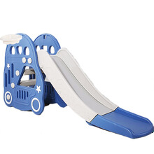小儿滑梯 迷你折叠家用6--10岁儿童滑梯室内家玩小孩的小儿童滑梯加长加宽MSY 小卡车蓝款+感应音乐