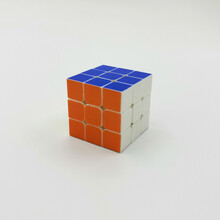 小魔方挂件 小巧魔方钥匙扣迷你小号挂件3.3cm三阶彩色顺滑袖珍玩具指尖 不带钥匙扣
