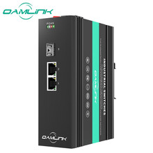 OAMLink poe工业以太网交换机 百兆1光2电SFP接口 非管理型导轨式