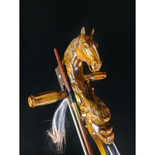 马头琴龙头 舞台演出 录音级 蒙腾尔出品初级教程视频 龙头镶嵌指板浮雕琴箱