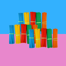 小学一年级数学教具幼儿园启蒙套装思维训练七巧板算数数棒计算架 数数棒300根