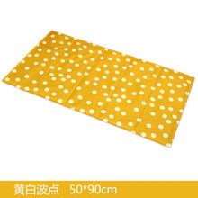 拓海宠物冰垫夏季物理降温神器制冷凝胶冰凉垫坐垫避暑狗狗凉垫 黄色 波点黄50*90cm
