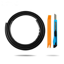 适用于天津一汽威志V5专用汽车密封条车门隔音全车装饰防尘胶条改装用品 1.6米中控仪表台密封条 轿车SUV通用双面3卡槽