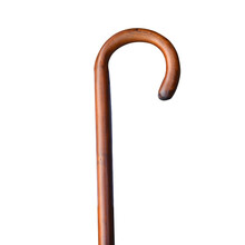 奥森贝格ossenberg德国进口拐杖老人手杖拐棍人体工学手杖实木榉木拐杖轻便手杖一体成型手拐 榉木色