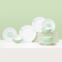 【江南巡抚】桂花浮玉中式陶瓷下午茶杯碟茶具套装餐盘礼盒文创生日礼物七夕情人节 礼盒套装