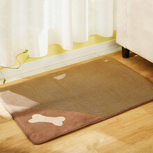 宠物狗狗凉席夏季狗窝垫子可拆洗夏天用降温凉垫耐咬猫咪冰垫睡垫 M:70*51*2cm (适合20斤以内) 凉席