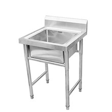 德玛仕（DEMASHI）单星洗涮池 304不锈钢 单池（工程单）