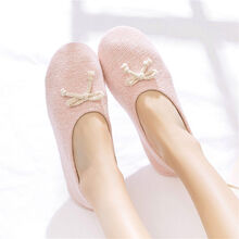 月子鞋夏季薄款产后软底春秋季包跟室内鞋孕妇鞋厚底产妇月子拖鞋 粉色.绳 34