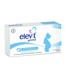 【JD物流】拜耳Elevit爱乐维孕妇营养叶酸维生素DHA备孕 /孕期 德国直邮原装进口 1盒装 60粒/盒 外包装轻微瑕疵