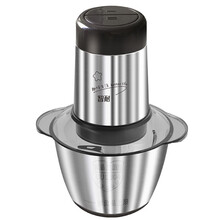 智耐  ZN-02-13QSJ 绞肉机家用多功能电动绞馅机碎肉料理机  不锈钢款 本色  1.2L+双刀 