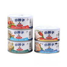 4罐 小胖子 TC BOY 进口泉水浸金枪鱼罐头 橄榄油浸 辣味 蔬菜沙拉寿司 吞拿鱼肉罐头 蛋黄酱 4个口味各1罐