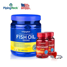 PipingRock朴诺 深海鱼油400粒+纳豆激酶60粒*2组套