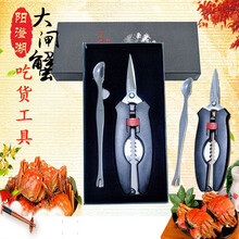 吃蟹工具吃螃蟹工具蟹钳蟹夹不锈钢蟹八件蟹针吃大闸蟹两件套装神器开蟹器 【店铺品质推荐款】新款吃螃蟹神器两件套 【2021新款，质感高级，使...