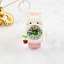 儿童玩具手表2-3岁女孩男孩卡通拍拍表幼儿可爱小童啪啪圈电子表 龙猫