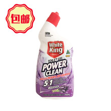 澳洲进口white king洁白王 马桶洁厕灵 厕所清洁剂 洁厕液 除垢去污剂 薰衣草 700ml 1瓶