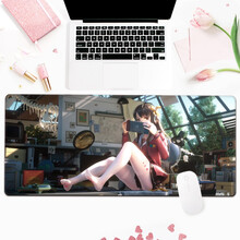 镇魂歌 鼠标垫超大号女生卡通动漫游戏周边二次元可爱加厚锁边网吧键盘垫笔记本个性定制订制办公电脑桌垫 捣蛋精灵 300x800x3mm