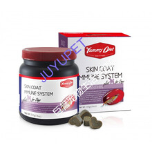 雅美特虾青素狗狗猫零食卵磷脂黑鼻头防脱掉毛皮肤病泰迪金毛柯基 黑莓口味510g