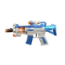 BGTQZ儿童电动玩具声光枪宝宝玩具音乐2-3-6岁男孩礼物冲锋枪 8619-震动声光M4冲锋枪 送3颗普通电池