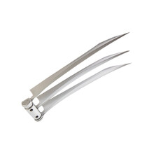 金刚狼爪子可伸缩 金钢狼爪子伸缩精钢狼爪金刚狼钢爪儿童玩具狼爪仿金属的爪子 银色可伸缩1对(2只) 均码