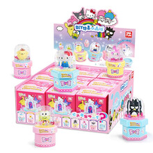 瑞华行波波粘粘乐黏黏捏捏球制作机凯蒂猫水晶球儿童手工DIY玩具女孩礼物 整盒9个装(不重复)
