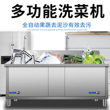 商用洗菜机商用水果蔬菜气泡喷淋清洗降解有害物质消毒臭氧 常规1.0米单池