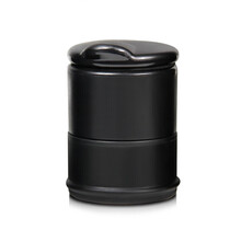 适用于车载烟灰缸 汽车烟灰缸出风口车载带LED灯烟灰缸车用烟灰缸带灯带盖通用夜光带灯带支架新车新款汽 带灯烟灰缸