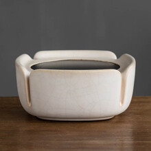 御汕堂汝窑茶具电陶炉静音茶炉日式煮茶炉台式小型迷你烧水泡茶器 白色 芷卉 单炉