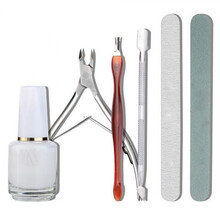 美甲工具套装全套初学者家用修指甲锉抛光条打磨指甲砂条去死皮剪 修甲8件套