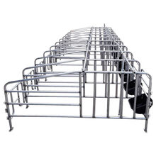 母猪定位栏 养殖场限位栏10个单个复合简易式猪栏猪产床配件猪场设备 冷镀(到县城或区) 70宽含食槽饮水器(3头位)