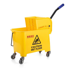 斯图（sitoo）加强型榨水车 拖把清洁车 单桶榨水车扫把拖把桶地拖桶挤水桶榨水车 拖把桶 拖把筒 20L 加强榨水车