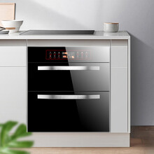 日本樱花消毒柜家用嵌入式三层大容量120\/100L高温消毒碗柜碗筷镶嵌式厨房小型紫外线消毒vih 豪配十二功能贵宾银两层100升 臭氧紫外线