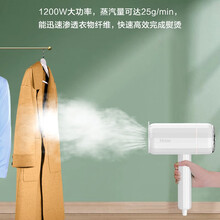 海尔手持挂烫机家用蒸汽小型便携式折叠电熨斗学生宿舍熨衣服神器 白色