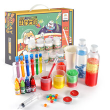 爱婴乐 儿童科学实验套装男孩女孩科技手工制作益智玩具3-6-8-10岁 181个实验标准版