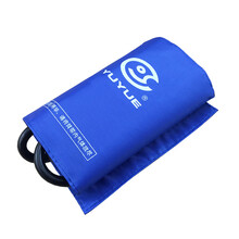 鱼跃水银血压计家用台式血压仪及配件上臂式袖带臂带充气球医用血压测量仪表+听诊器 蓝色袖带【不带铁环】