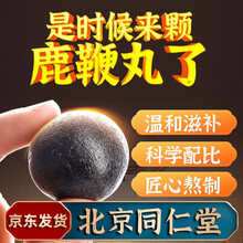 北京同仁堂鹿鞭丸鹿鞭膏可配人参鹿鞭片高纯度鹿茸鹿蹄筋鹿肾鹿鞭丸牛鞭淫羊藿等男性男用滋补产品使用 五盒装【3盒价格】