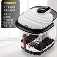 泡脚足浴盆加热恒温电动按摩洗脚桶足疗神器过小腿家用小型 2020机械升级款