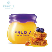 韩国Frudia小蜜罐唇膜蜂润唇膏唇部精华滋润保湿防干裂无色淡化唇纹唇膜 小蜜罐10g-蓝莓味