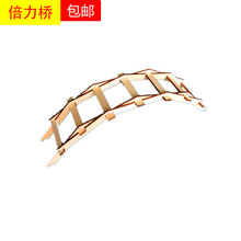 木结构桥梁模型制作拱建筑师手工制作材料包DIY现代桥套材木制仿古拱桥园林沙盘耗材 倍力桥