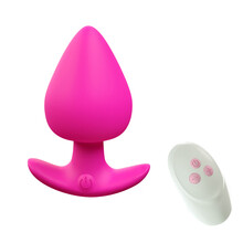 云曼 遥控震动肛塞后庭拉珠肛栓女用品扩张扩肛器成人情趣用具性玩具sm外出佩带激情振动酥麻按摩大小号 （遥控 玫红色 小号）