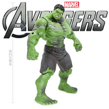 复仇者联盟4电影大号绿巨人浩克手办可动人偶模型玩具可换手衣服可脱漫威 普通版绿巨人