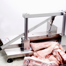 铡骨机切排骨大筒骨机锯骨机砍骨机铡猪蹄加厚不锈钢 350MM斩骨机