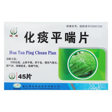 恒帝 化痰平喘片 45片 清热化痰止咳平喘用于急慢性支气管炎肺气肿咳嗽痰多 3盒装