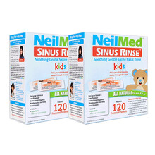 NeilMed 儿童洗鼻盐电动手动洗鼻器专用盐无碘平衡盐240包