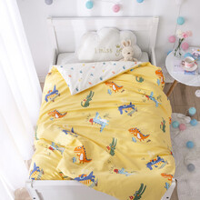 迷人居60支长绒棉婴儿被套a类纯棉单件儿童卡通全棉1.2婴幼儿宝宝1.5米 A类全棉60长绒棉-小恐龙 A类纯棉被套单件-120x150cm