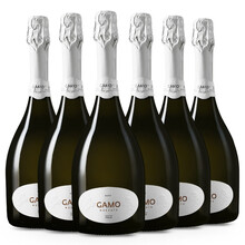超市	意大利原瓶进口起泡酒 卡摩莫斯卡托低醇高泡型甜白起泡葡萄酒750ml*6整箱装