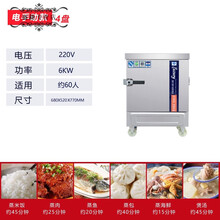 蒸饭柜商用电蒸箱蒸饭车燃气蒸包炉220v全自动小型蒸馒头米饭 电热标准款四盘