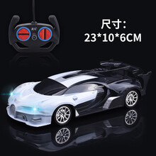 遥控汽车玩具车无线灯光遥控车 赛车玩具跑车模型儿童男孩玩具车 威龙白色