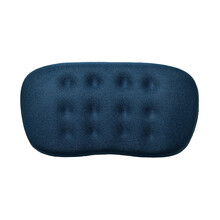 SANWA SUPPLY 人体工学鼠标垫腕托 键盘腕垫 肘托 记忆海绵 防滑底 易清洁 GTOK5 短款 深蓝色（134mm）